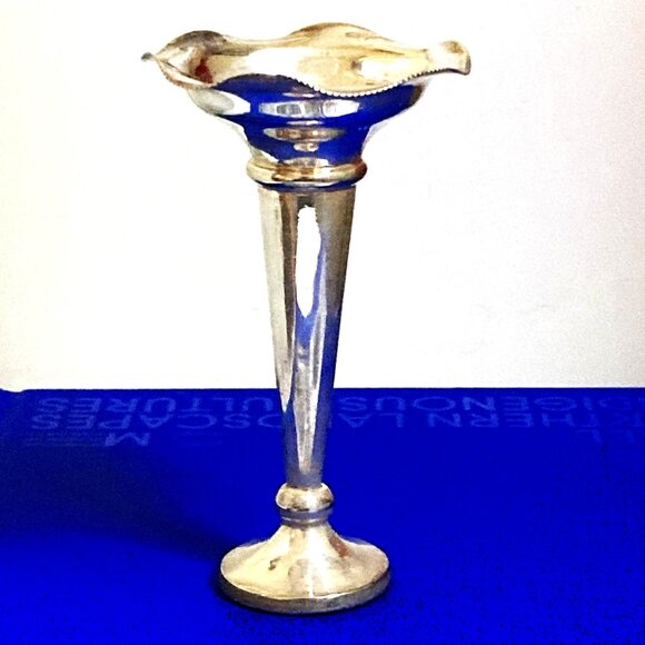 Vintage silver plate candlestick marked HAMO EPNS Made in England - Picture 1 of 5